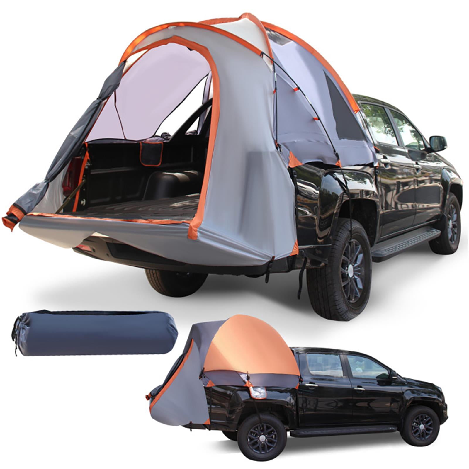 Spaco 2 Person Camping Tent with Carry Bag, Lightweight Outdoor Pickup Tent for Backpacking, Hiking, Orange M