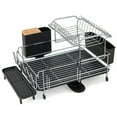 thumbnail image 1 of Spaco 2-Tier Detachable Dish Drying Rack with Cutlery Holder, Dish Rack Dish Drainers for Kitchen Counter, Dish Drying Rack Drain Board Set, 1 of 11