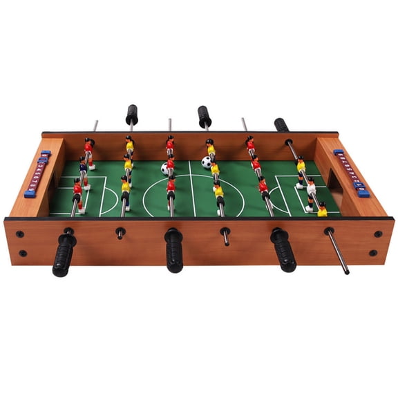 Spaco 2-in-1 Air Hockey Foosball Game Table, Multi Game Table with Solid Wood Construction, Multi Game Table for Indoor Outdoor, Red