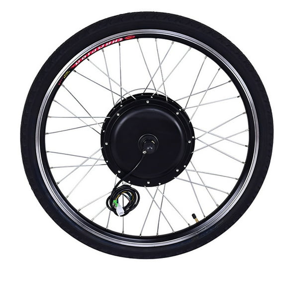 Spaco 26 Inch 36V 500W Front Wheel Electric Bicycle Kit, Electric Snow Bike Conversion Kit, 36V 500W Fat Tire Front Wheel Hub Motor Kit