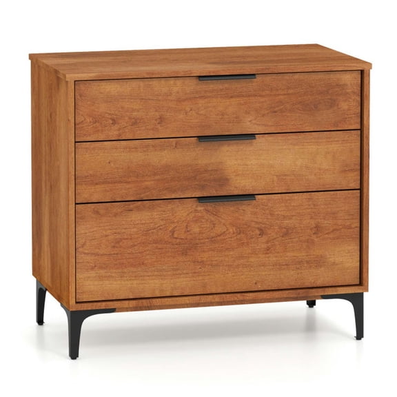 Spaco 3 Drawer Dresser with Interlock System for Bedroom Living Room, Durable Chest Dresser for Indoor as Bedroom, Brown