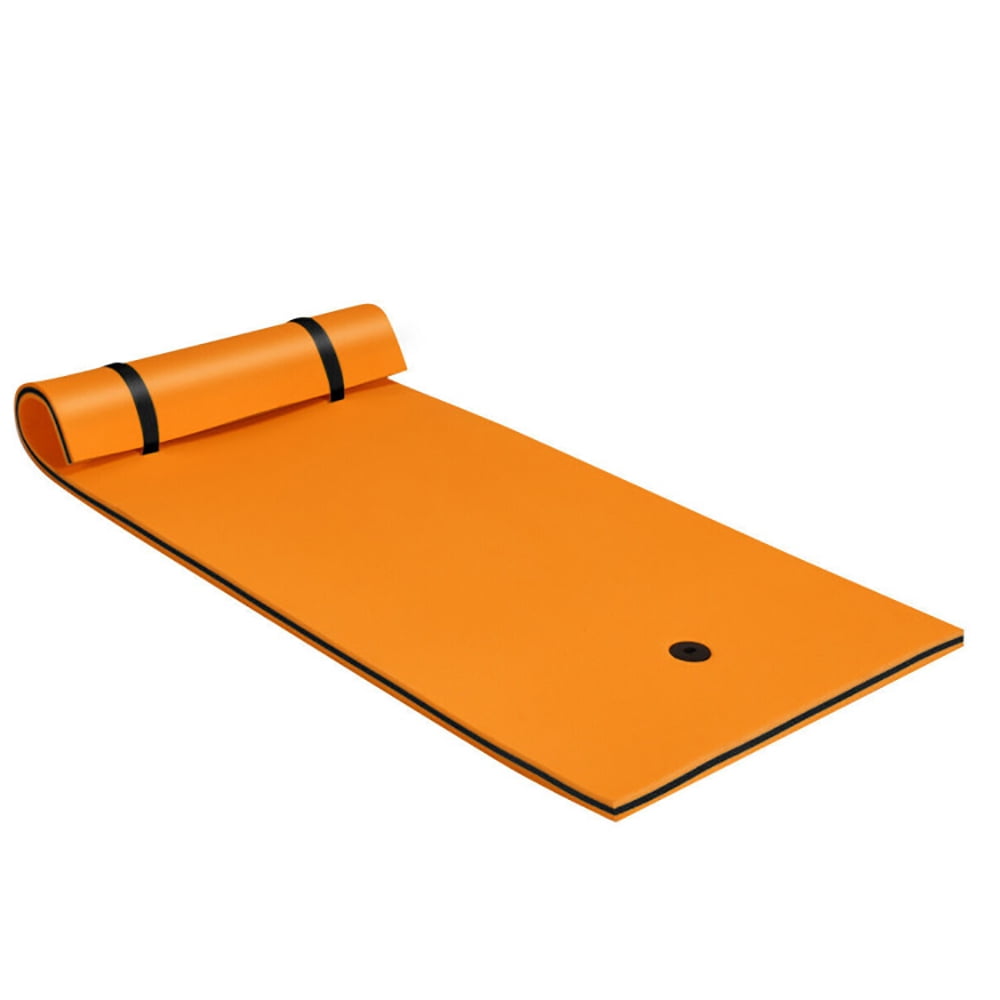 Spaco 3-Layer Relaxing Tear-proof Water Mat-Orange, Floating Water Mat, Pad Floating Mat, 3-Layer Foam Floating Pad for Adults & Kids, Floating Mat for Lake, Pool, Boat, Ocean Spaco 3-Layer Relaxing Tear-proof Water Mat-Orange, Floating Water Mat, Pad Floating Mat, 3-Layer Foam Floating Pad for Adults & Kids, Floating Mat for Lake, Pool, Boat, Ocean