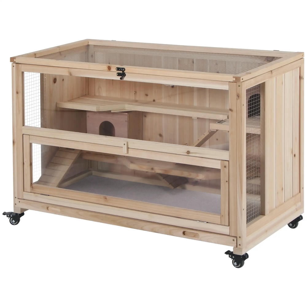 Beautiful view of Small Hamster Cage With Hutch