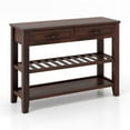 thumbnail image 1 of Spaco 3-tier Console Table with 2 Drawers for Living Room Entryway, Entryway Table Hallway Table, Storage-Friendly Hallway Table for Foyer & Entry Spaces, 1 of 7
