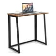 thumbnail image 1 of Spaco 31 Inch Space-saving Folding Computer Desk for Home Office-Rustic Brown, Office Desk, Gaming Computer Desks for Study,Working,Writing, 1 of 8