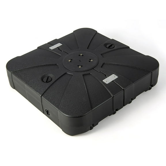 Spaco 33.5 x 33.5 Inch Fillable Cantilever Umbrella Base with Wheels Patio Market Table Umbrella