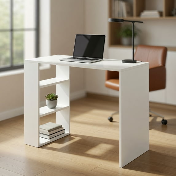 Spaco 36 Inch Computer Desk - Anti-Tip Kit Thickened Boards, 3 Open ...
