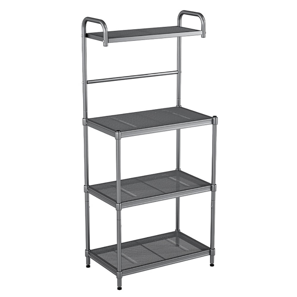 Spaco 4-Tier Bakerâs Rack Stand Shelves Kitchen Storage Rack Organizer, Kitchen Storage Shelf for Spices, Pots, and Pans Spaco 4-Tier Bakerâs Rack Stand Shelves Kitchen Storage Rack Organizer, Kitchen Storage Shelf for Spices, Pots, and Pans