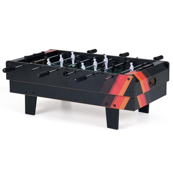 Spaco 4-in-1 Combo Game Table, Billiards, Foosball, Table Tennis, Family Entertainment, Black