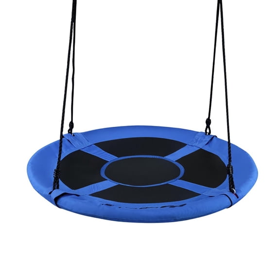 Spaco 40 Inch Flying Saucer Tree Swing Indoor Outdoor Play Set-Blue