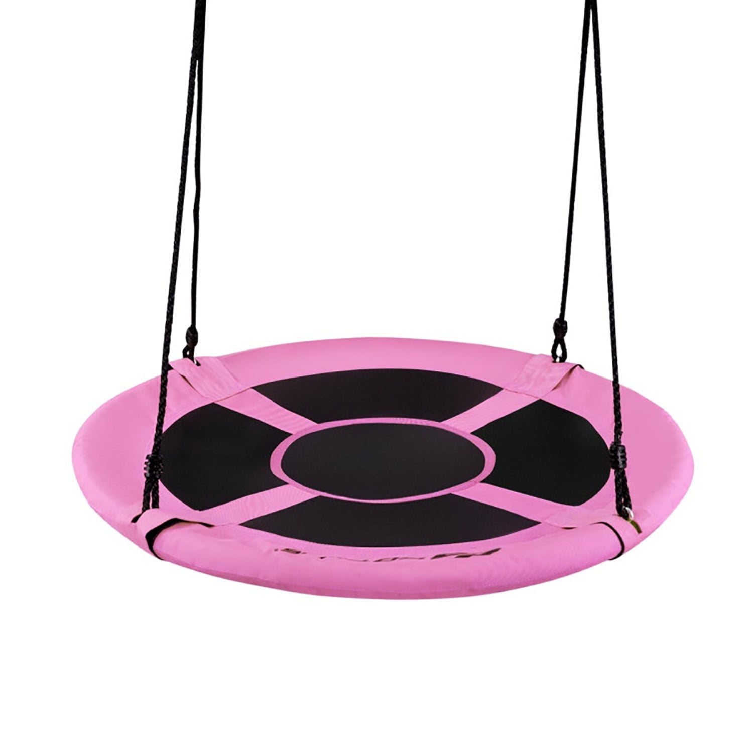 Spaco 40 Inch Flying Saucer Tree Swing Indoor Outdoor Play Set-Pink Spaco 40 Inch Flying Saucer Tree Swing Indoor Outdoor Play Set-Pink