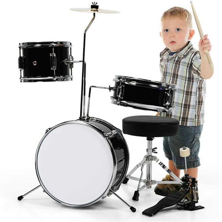 Spaco Pieces Junior Drum Set with Drums, Kids Percussion
