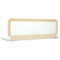 thumbnail image 1 of Spaco 59 Inch Folding Breathable Baby Bed Rail Guard with Safety Strap, Bed Rail, Versatile Bed Guardrail for Queen, King, Twin, and Bunk Size Beds, Beige, 1 of 8
