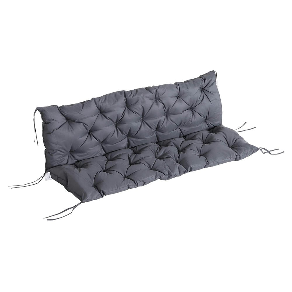 Spaco 59" x 38" Tufted Bench Cushion, Outdoor Furniture, 3-Seater Replacement for Swing Chairr, Patio Sofa/Couch, Dark Gray Spaco 59" x 38" Tufted Bench Cushion, Outdoor Furniture, 3-Seater Replacement for Swing Chairr, Patio Sofa/Couch, Dark Gray