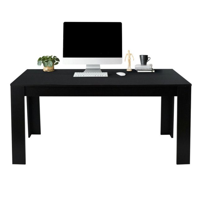 Spaco 63 Inch Rectangular Modern Dining Kitchen Table for 6 People ...