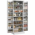 thumbnail image 1 of Spaco 65" Kitchen Cabinet, Kitchen Pantry Cabinet with 4 Doors and 16 Door Shelves, Storage Cabinet for Indoor as Dining Room, White, 1 of 11