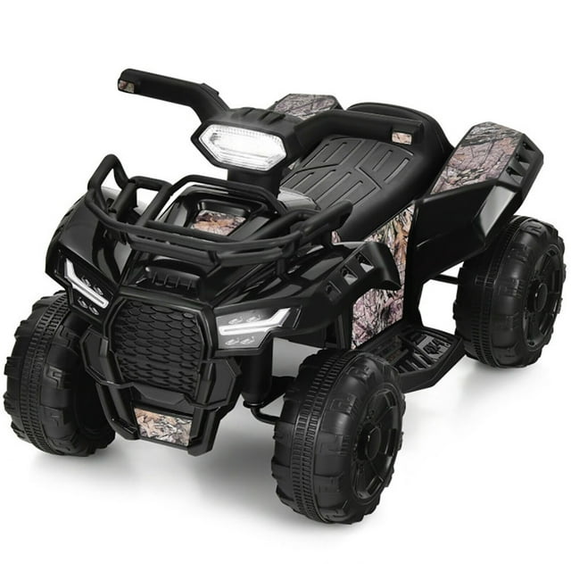 Spaco 6V Battery Powered Kids Ride On ATV 4Wheeler Quad, Toddler Ride
