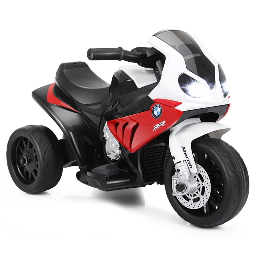 Spaco 6V Kids 3 Wheels Riding BMW Licensed Electric Motorcycle-Red, Kids Electric Ride on Motorcycle Spaco 6V Kids 3 Wheels Riding BMW Licensed Electric Motorcycle-Red, Kids Electric Ride on Motorcycle