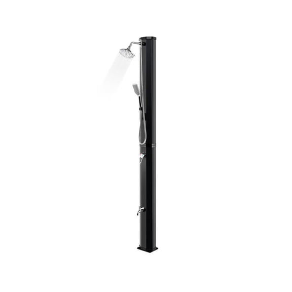 Spaco 7.2 Feet 9.3 Gallon Solar Heated Shower with Hand and Foot Tap