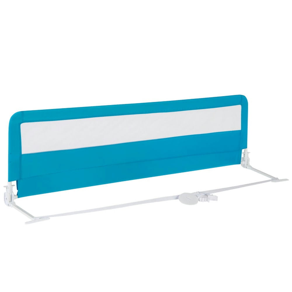 Spaco 71 Inch Extra Long Swing Down Bed Guardrail with Safety Straps-Blue, Bed Rail for Queen, King, Twin, and Bunk Size Beds Spaco 71 Inch Extra Long Swing Down Bed Guardrail with Safety Straps-Blue, Bed Rail for Queen, King, Twin, and Bunk Size Beds