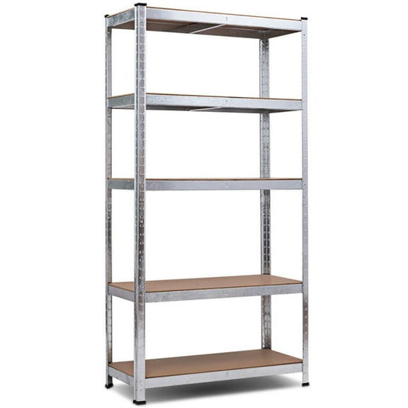 Spaco 72" Storage Shelf Steel Metal 5 Levels Adjustable Shelves, Standing Storage Shelf Units for Laundry Bathroom Kitchen Pantry Closet