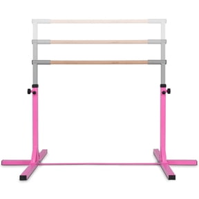 Spaco Adjustable Gymnastics Horizontal Bar for Kids, Height Adjustable Junior Training Bar for Home