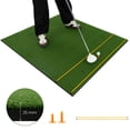 thumbnail image 1 of Spaco Artificial Turf Mat for Indoor and Outdoor Golf Practice Includes 2 Rubber Tees and 2 Alignment Sticks-25mm, Golf Hitting Mat Artificial Turf Mat for Indoor/Outdoor Practice, 1 of 6