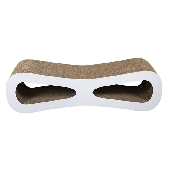 Spaco Cat Scratcher Lounge - BC Corrugated Board - Protect Paws While Scratching - Stop Furniture Damage