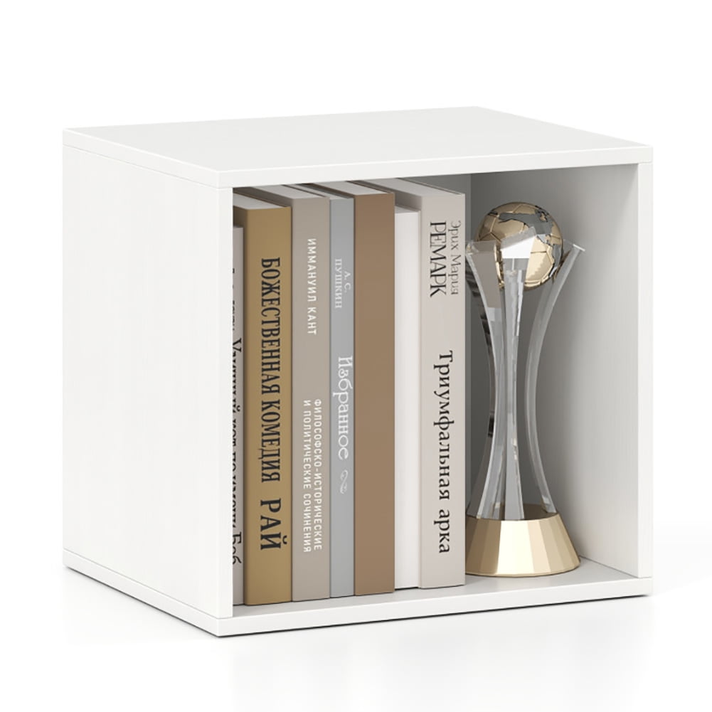 Spaco Cube Storage Organizer, Stackable Open Book Shelf, Wooden Display ...