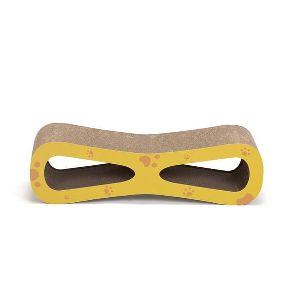 Spaco Durable Cat Scratcher Bed - High-Quality Cardboard - Scratch & Nap in One Convenient Spot