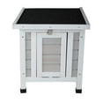thumbnail image 1 of Spaco Durable Pet Shelter with Lockable Ramp Door , High, Quality Fir , Openable Roof , Ideal for Cats, Puppies, Rabbits, 1 of 13