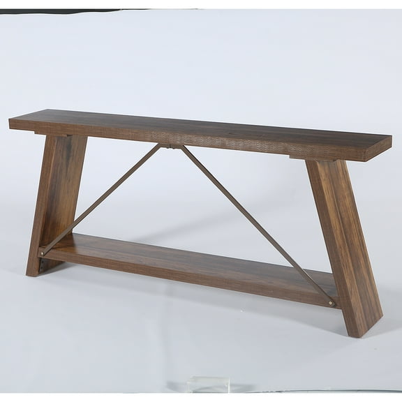 Spaco Extra Long Console Tables, 70.87"L, MDF & Steel, 230lb Capacity, Narrow Entryway Perfect