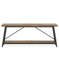 thumbnail image 1 of Spaco Extra Long Console Tables, Rustic Sofa Table&nbsp;, Industrial Farmhouse Style, Triangular Stable Structure, Adjustable Legs, 70.87" Long, 1 of 10