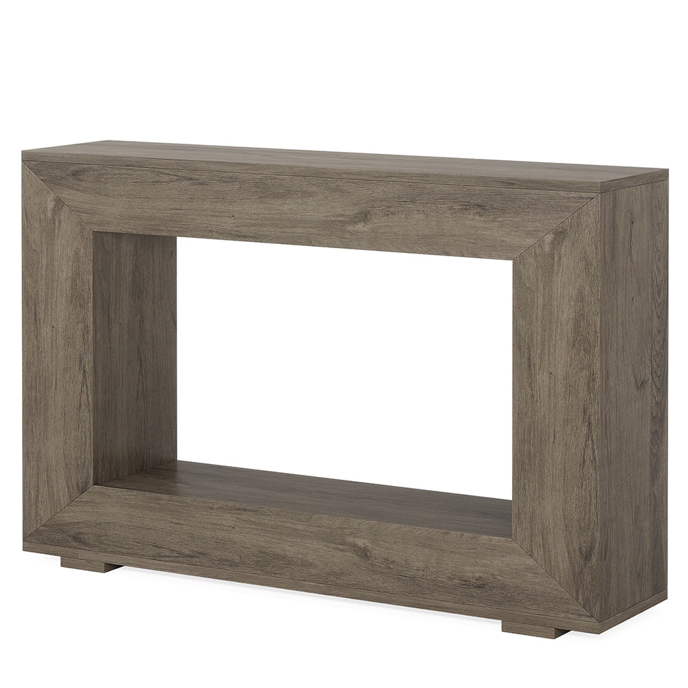 Spaco Farmhouse Console Table, 47" Wood Entryway Sofa Table with Storage, Versatile Function Console Table, Gray