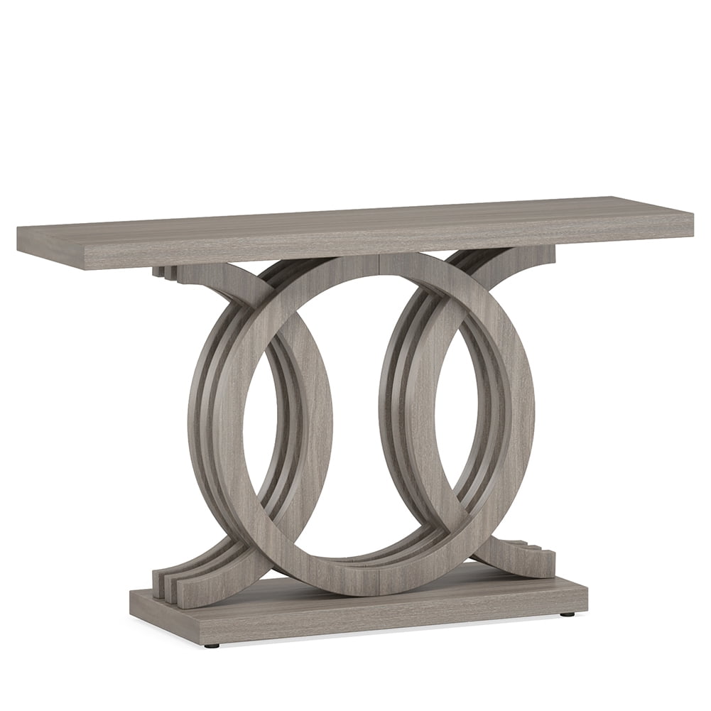 Spaco Farmhouse Console Table with 1.96-Inch Thick Tabletop, 55 ...