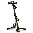 thumbnail image 1 of Spaco Folding Pedal Exercise Bike with Adjustable Resistance-Yellow, LCD Monitor, Adjustable Height and Length for Total Body, Home Exercise Equipment, 1 of 10