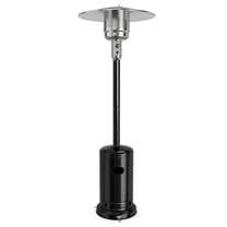 Spaco Garden Propane Standing LP Gas Steel Accessories Heater, Patio Heater for Outdoor Use, Silver Gray