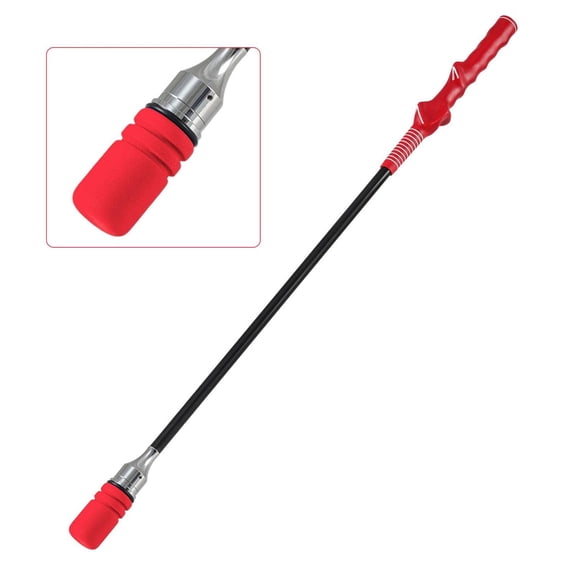 Spaco Golf Swing Click Stick, Sound Feedback, Flexibility Training, Golf Practice, Red
