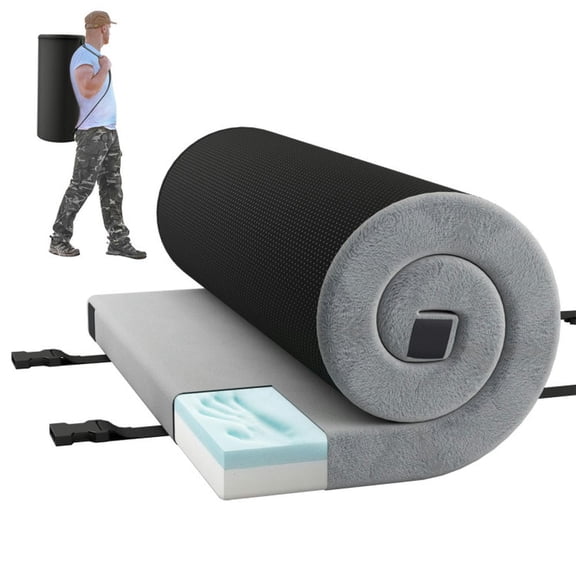 Spaco Indoor Outdoor Sleeping Mat with High Density Foam Cushion and Carrying Bag, Air Mattresses & Sleeping Bags for Outdoor as Garden, Yard, Gary