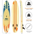 thumbnail image 1 of Spaco Inflatable Stand Up Paddle Board Surfboard with Bag Aluminum Paddle and Hand Pump-L, Wide Stable Design, Non-Slip Comfort Deck for Youth & Adults, 1 of 10