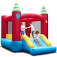 thumbnail image 1 of Spaco Kids Inflatable Bounce Castle Excluded Blower, Jumping Family Backyard Bouncy, Durable Sewn with Extra Thick Material, Idea for Kids, 1 of 3