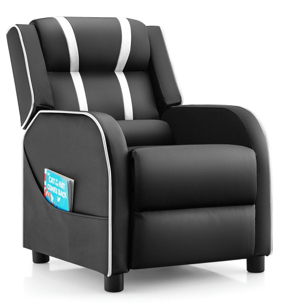 Spaco Kids Recliner Chair with Side Pockets and Footrest-White, Kids Couch for Kids Spaco Kids Recliner Chair with Side Pockets and Footrest-White, Kids Couch for Kids