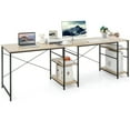 thumbnail image 1 of Spaco L Shaped Computer Desk with 4 Storage Shelves and Cable Holes-Natural, Office Desk, Gaming Computer Desks for Study,Working,Writing, 1 of 10