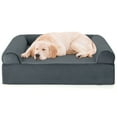 thumbnail image 1 of Spaco Orthopedic Dog Bed Memory Foam Pet Bed with Headrest for Large Dogs-Grey, 1 of 7