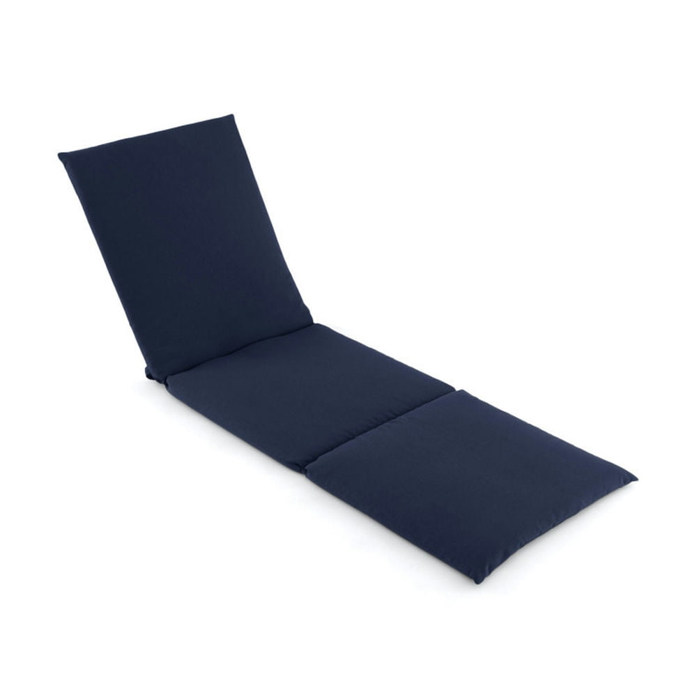 Spaco Outdoor Chaise Lounge Cushion Patio Furniture Tri-Folding Pad, Patio Furniture Pad with Fixing Straps, Lounge Chair Cushion for Outdoor, Navy Spaco Outdoor Chaise Lounge Cushion Patio Furniture Tri-Folding Pad, Patio Furniture Pad with Fixing Straps, Lounge Chair Cushion for Outdoor, Navy