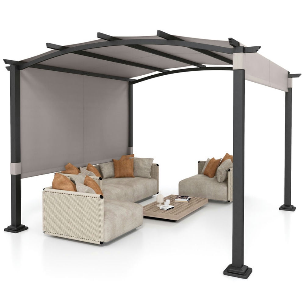 Spaco Outdoor Gazebo,Patios Gazebos,10 x 10 ft Outdoor Pergola Modern