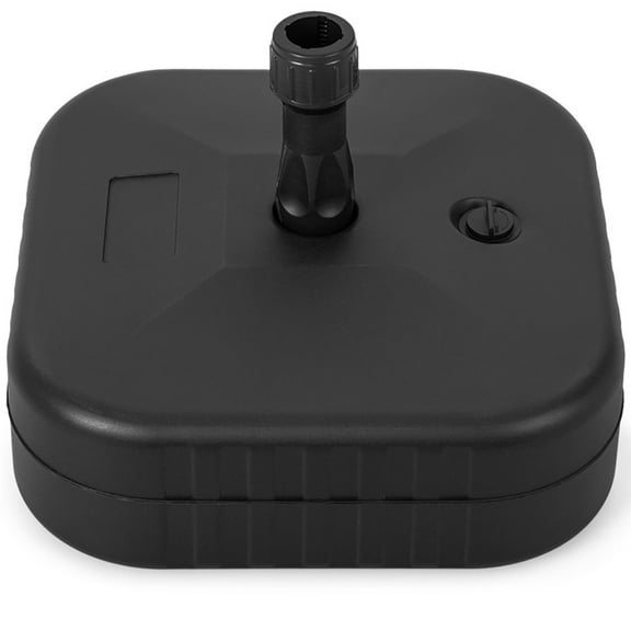 Spaco Patio Fillable Umbrella Base Fit 1.5 Inch Umbrella Poles for Yard Poolside-Black Patio Market Table Umbrella