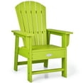 thumbnail image 1 of Spaco Patio Kids' Adirondack Chair with Ergonomic Backrest-Green, Kids Couch for Kids, 1 of 6