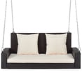 thumbnail image 1 of Spaco Patio Swing Chair for Two, Outdoor Porch Canopy Swing with Zippered Cushion for Easy Care, 1 of 1