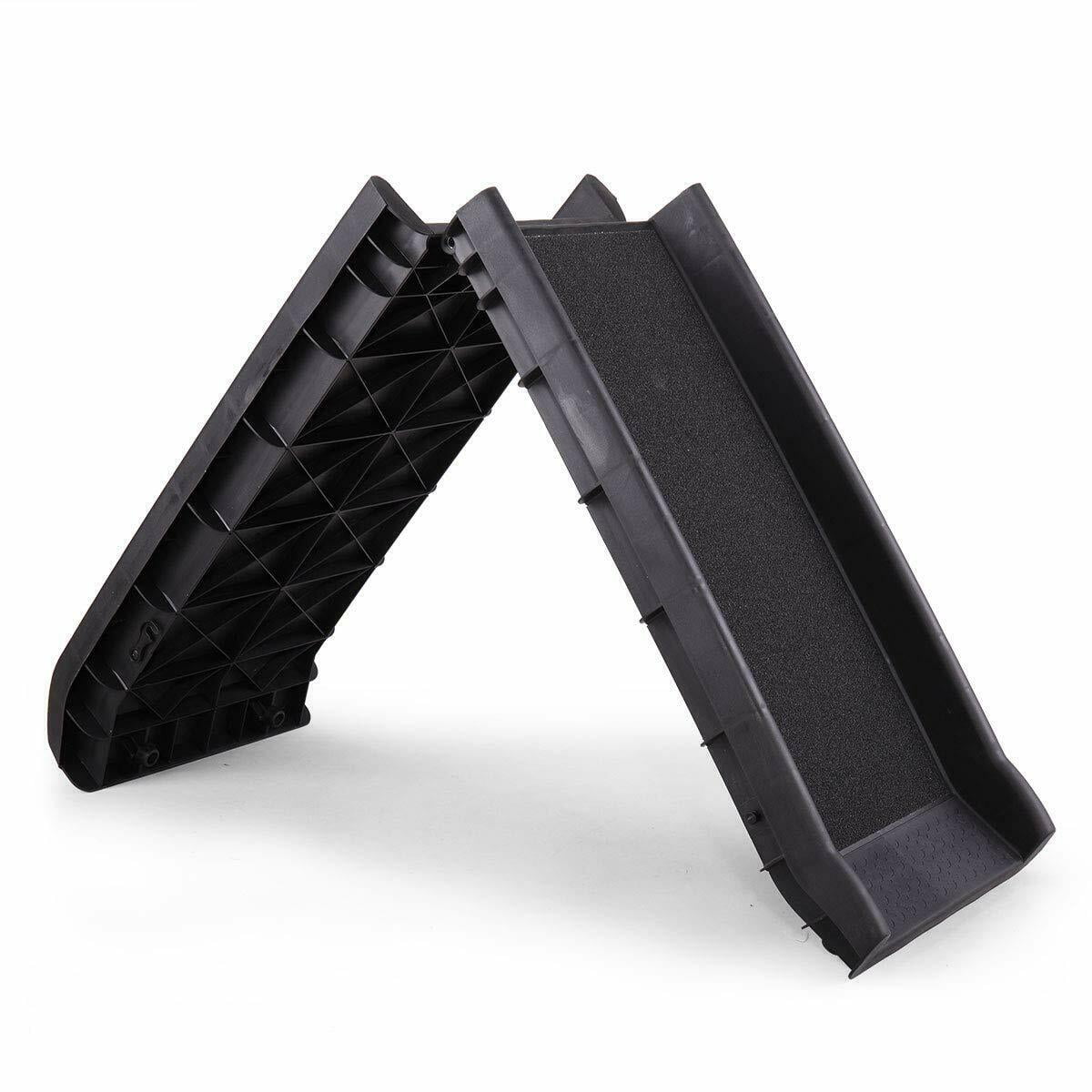 Spaco Pet Ramp for Cars, Up to 90kg, Foldable, PP Bottom & Anti-Slip Sandpaper Surface Spaco Pet Ramp for Cars, Up to 90kg, Foldable, PP Bottom & Anti-Slip Sandpaper Surface